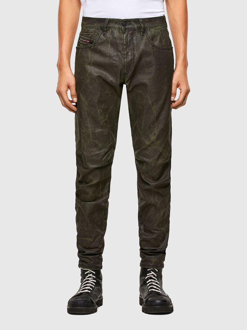 Jeans Slim Diesel D-Strukt 009se Homem - Verdes YNKLU-1498